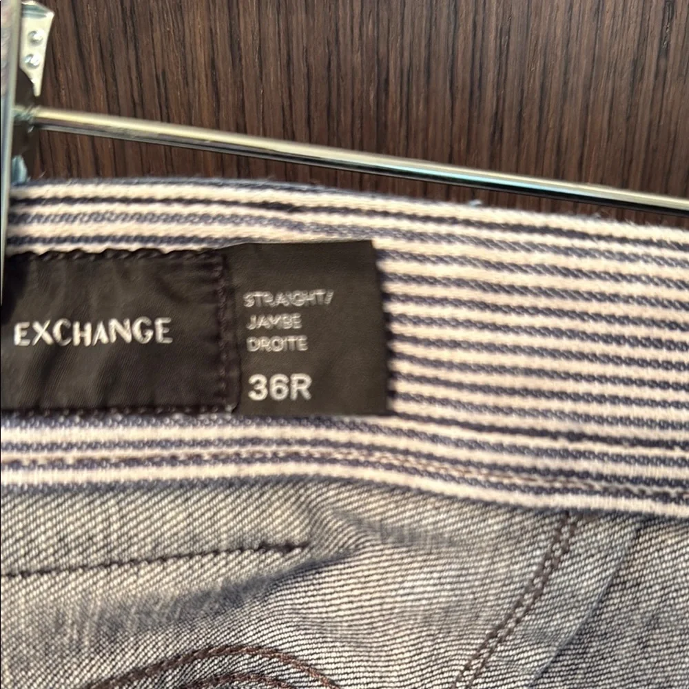 Armani Exchange Blue Straight Jeans